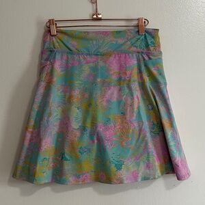 Dona Jo 17" Pickleball Skirt / Skort, Pastel Floral,, Large